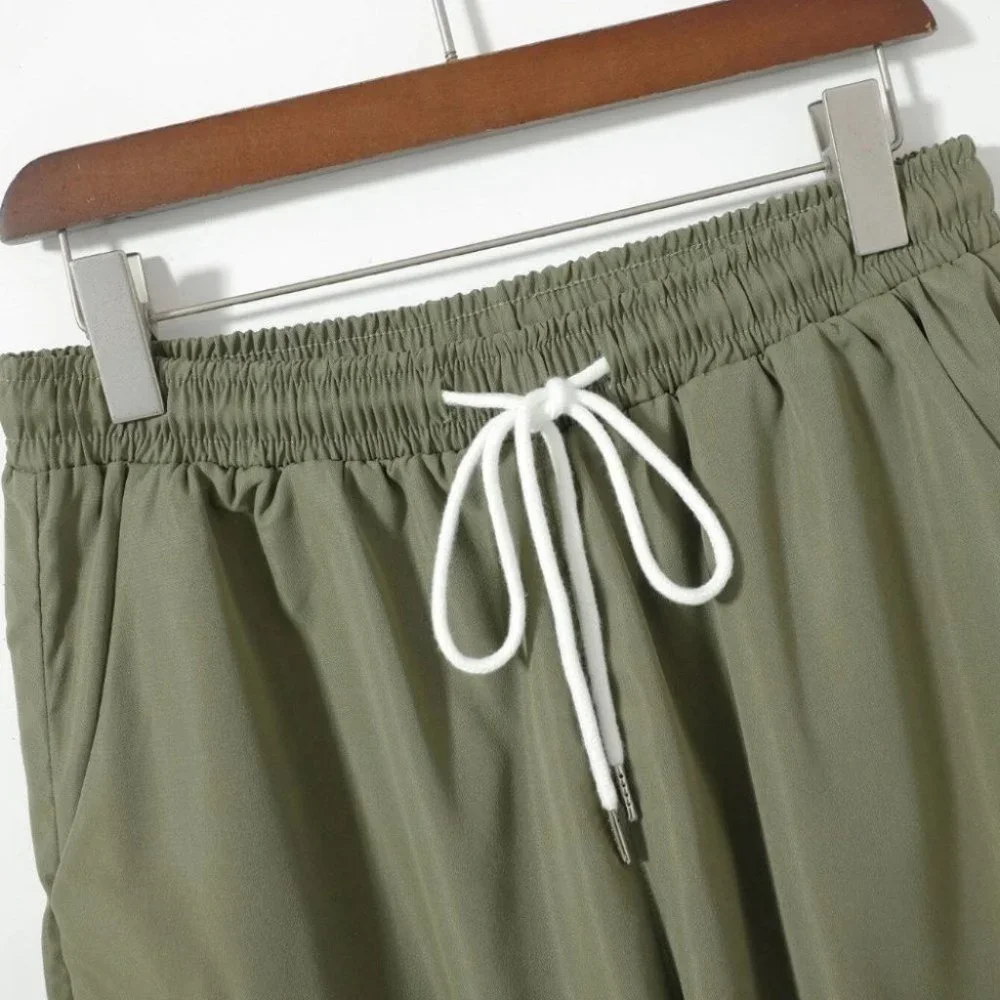 Tan And Green Mens Shirt And Pants Set - Picture 5 of 7